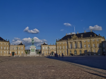 Amalienborg Slotsplads - June - Copenhagen - 2024.