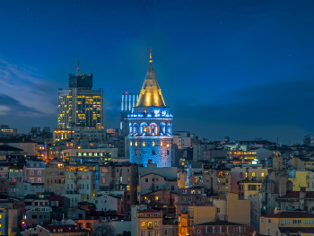 GALATA KULESİ (blue galata towers)