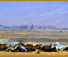 Baloch shepherds camp 