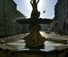 Triton Fountain - Nysa - Polonya