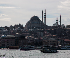 Eminönünden Süleymaniye Cami 