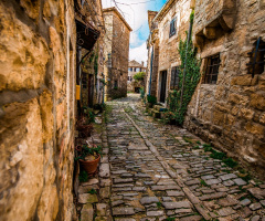 a stone street