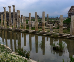 Magnesia antik kenti.Ortaklar/AYDIN.