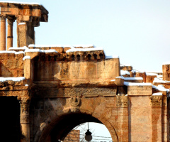 Carcalla's Gate under the snow