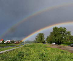 ... rainbow in Nysa, Polonya