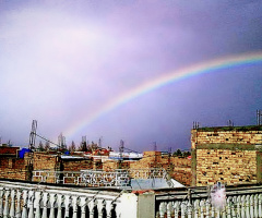 Rainbow at Quetta skies