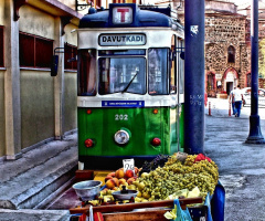 Bursa'dan  nostaljik tramvay