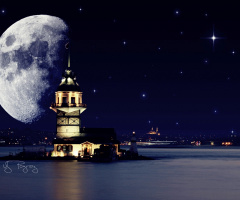 Ay ve Kız Kulesi