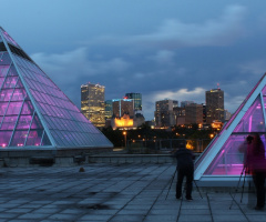 Purple Pyramids