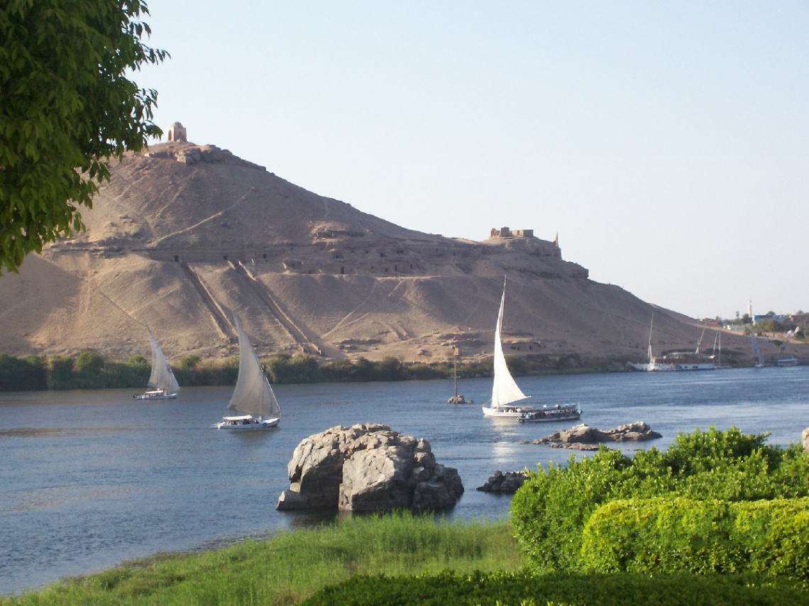 Egypt  - Aswan  - Nile River 