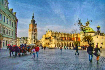 MAIN SQUARE IN KRAKOW