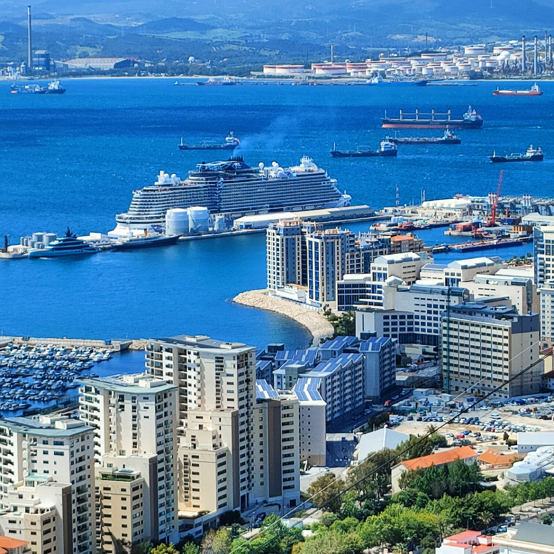 VIEW FROM THE GIBRALTAR ROCK