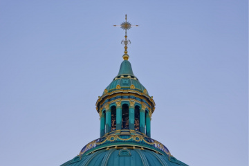 The top of The Marble Church - Cph - Dk. 2024.