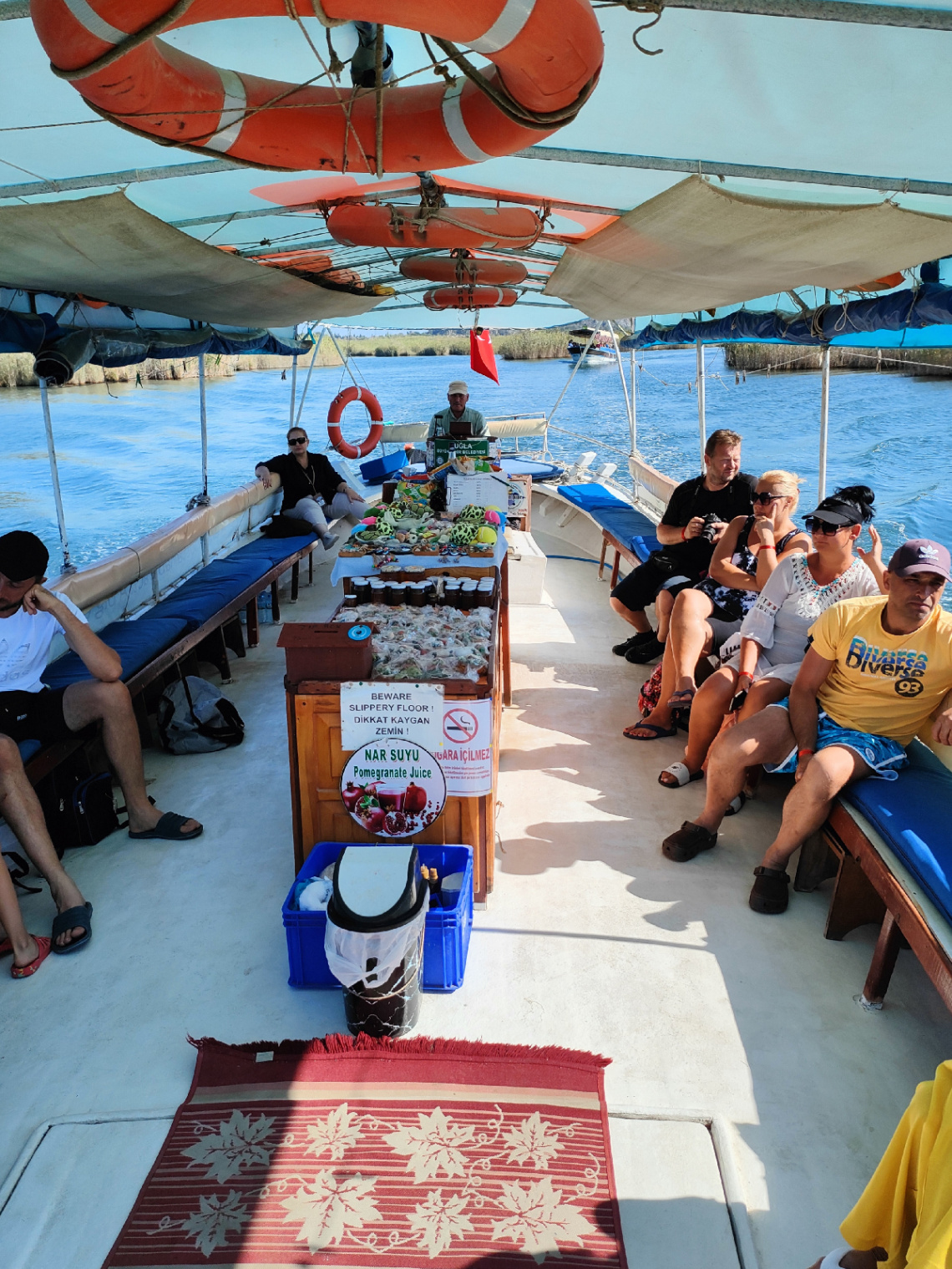 ON THE BOAT