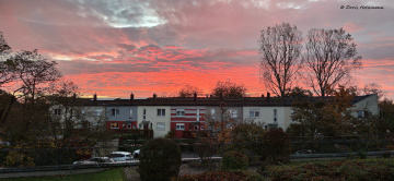 Today's sunrise, Karlsruhe / Germany 