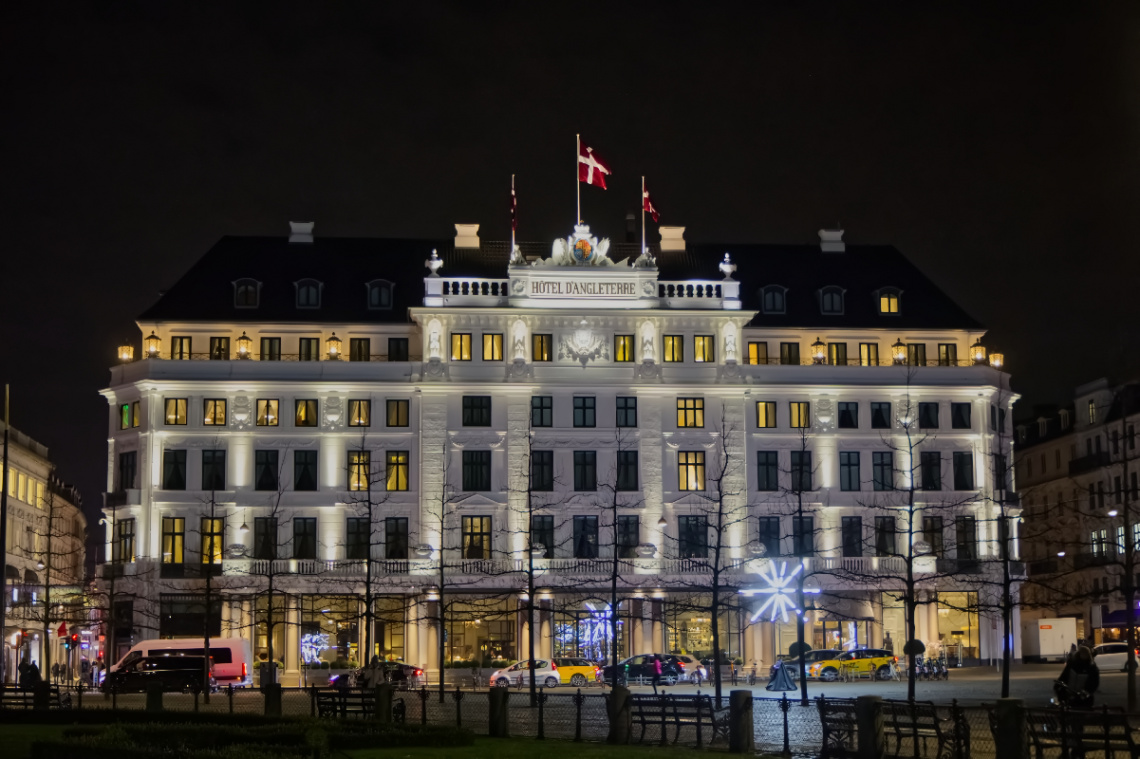 Famous Hotel at Kongens Nytorv - Copenhagen - Dk.