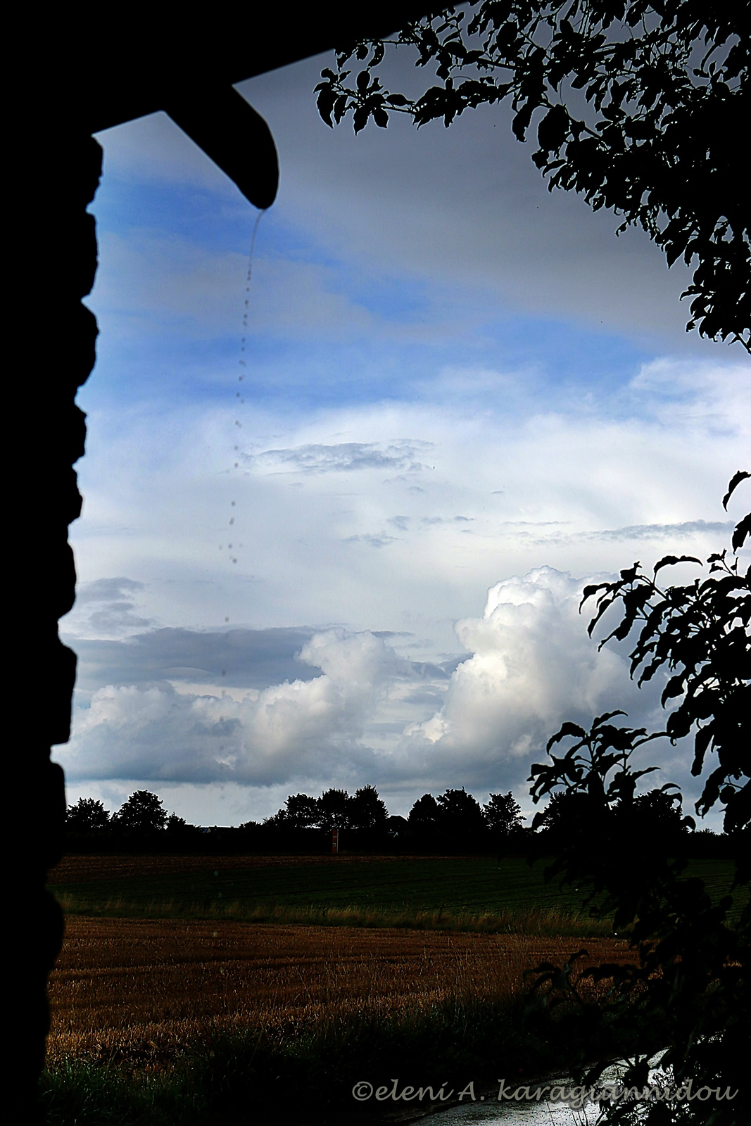 be quiet and hear, it's raining...