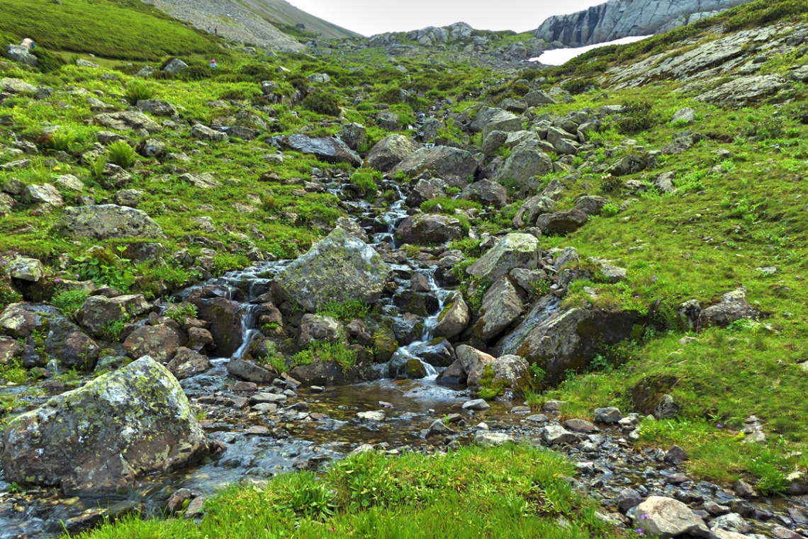 Balık Gölünü besleyen kar suları 