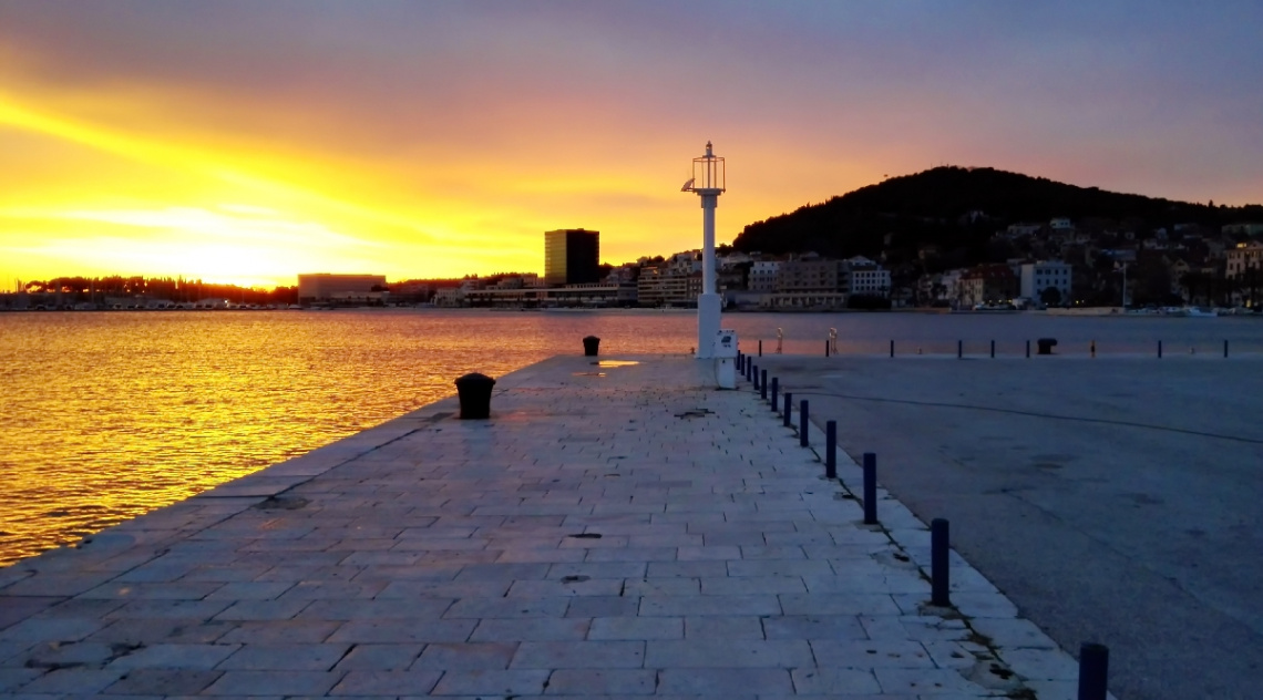 Sunset. Split, Croatia.