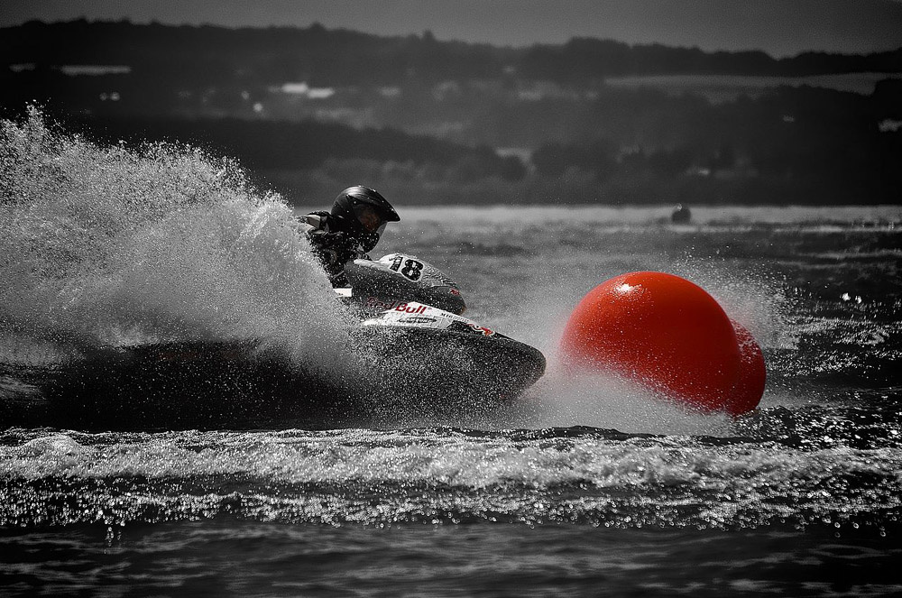 Racing scooters HDR