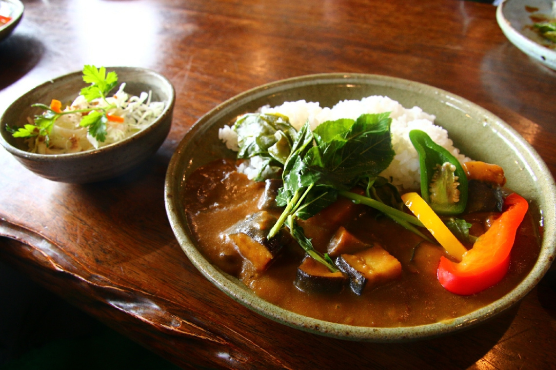 Vegetable curry rice