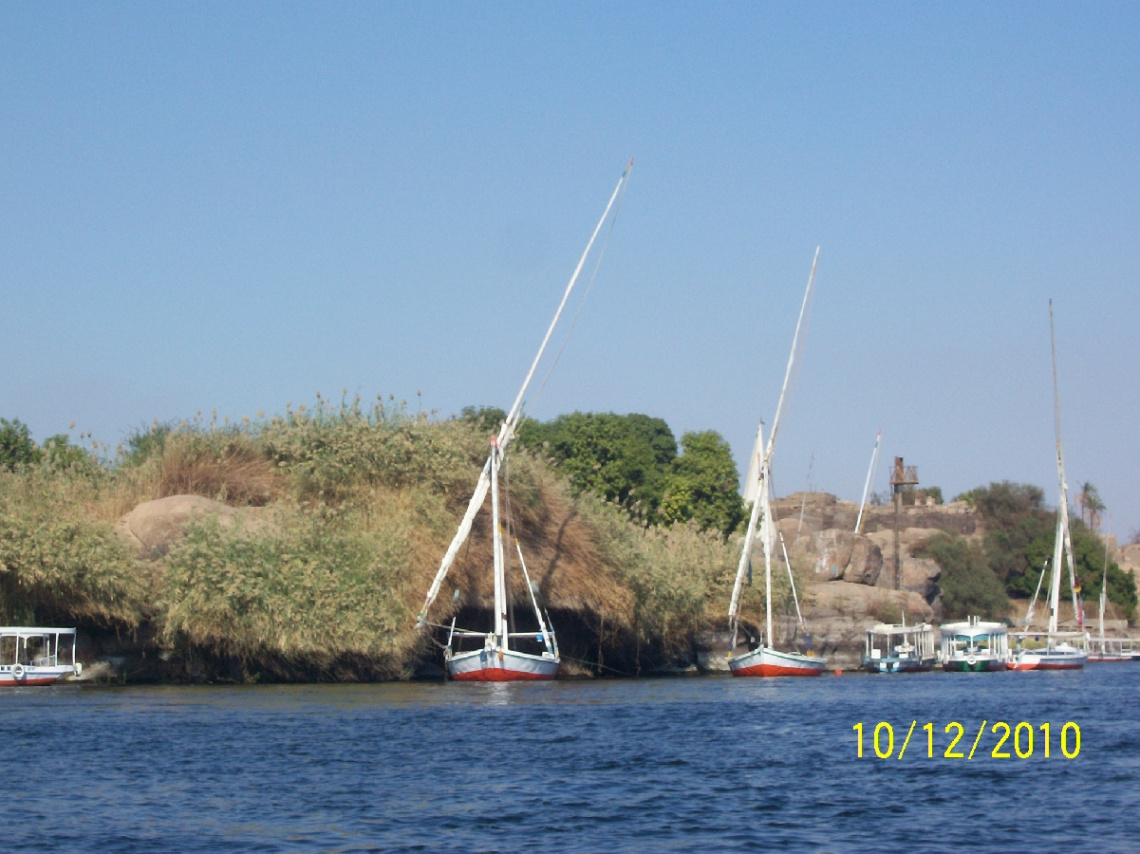 Egypt - Aswan - sail boats