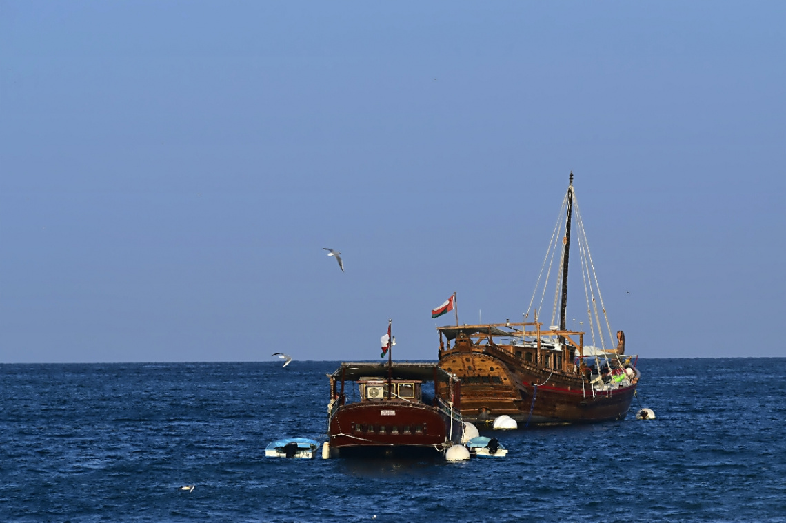 Sailing into the horizon 