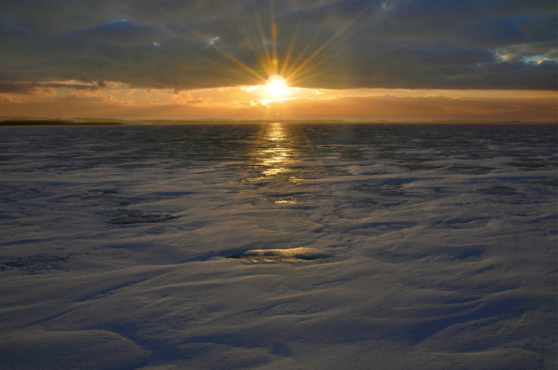 Winter on Lake Nysa