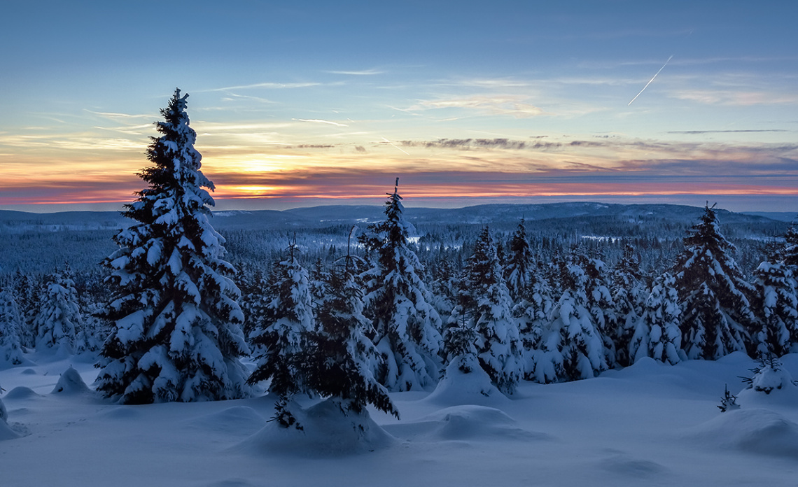 Sunset Brocken, Harz Mountain