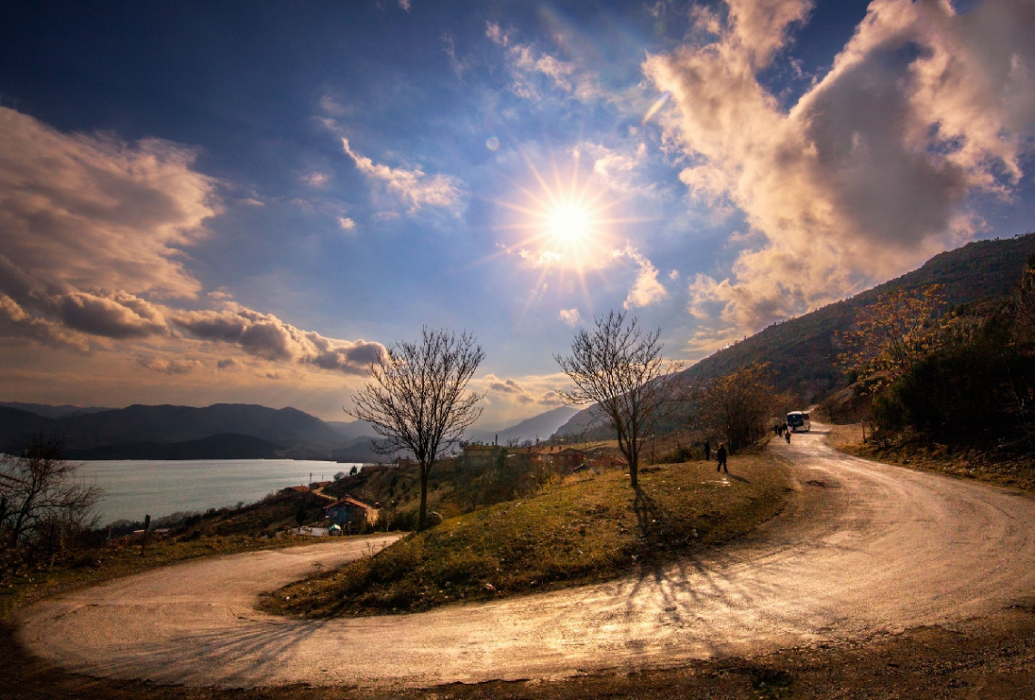 Eğirdir'de bir ters ışık çalışması