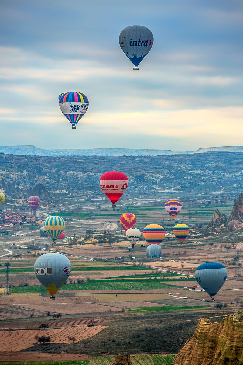 Göreme'de Gökyüzünden Görebildiklerim...