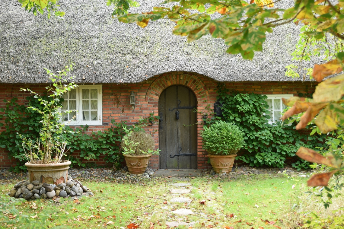 Old farmhouse on the island of Sylt/Germany