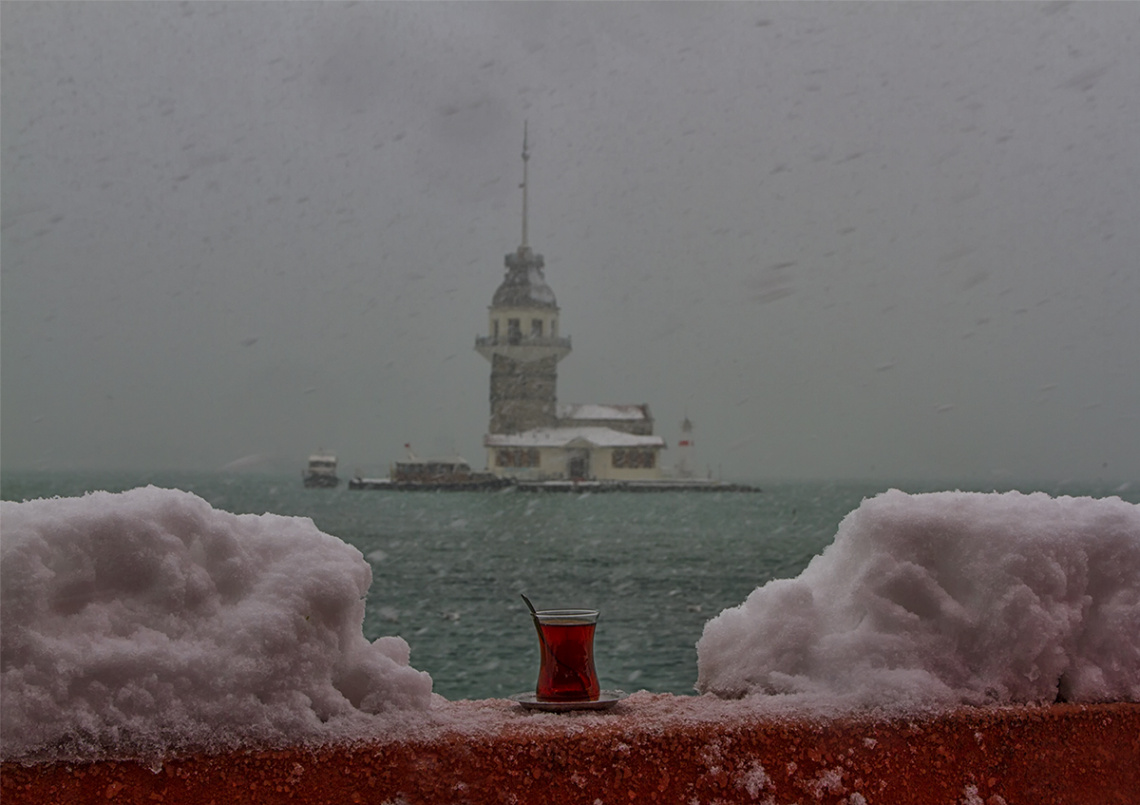 Çay her yerde..