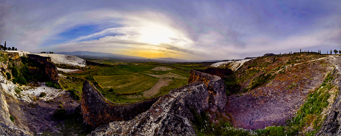 Pamukkale Kuzey batı tarafı