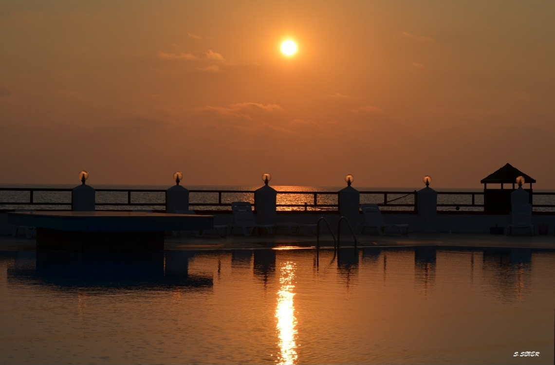 Sunset from koru beach