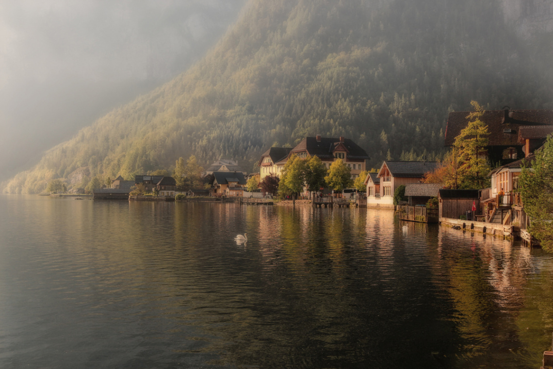 Misty morning, Hallstatt