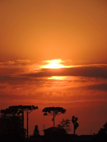 Amanhecer em Canela/Brasil