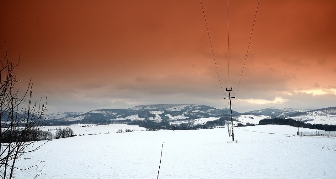 ... winter on the Polish-Czech border