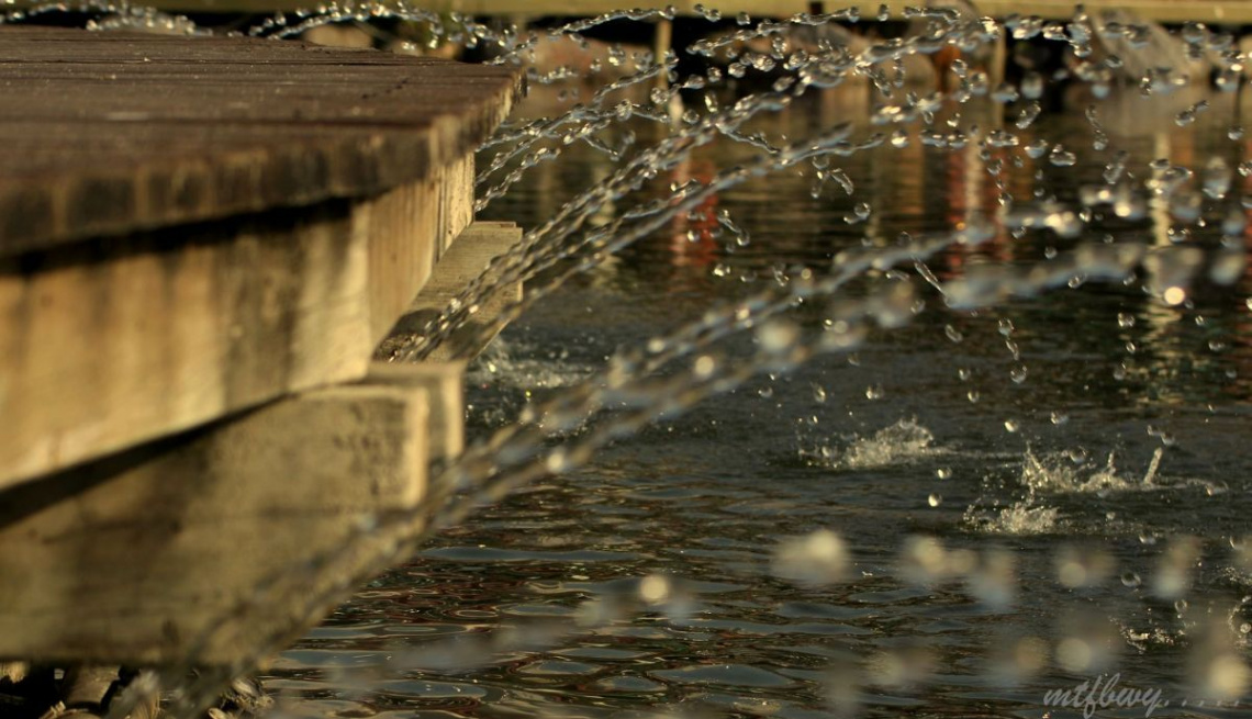 The tranquility of water...