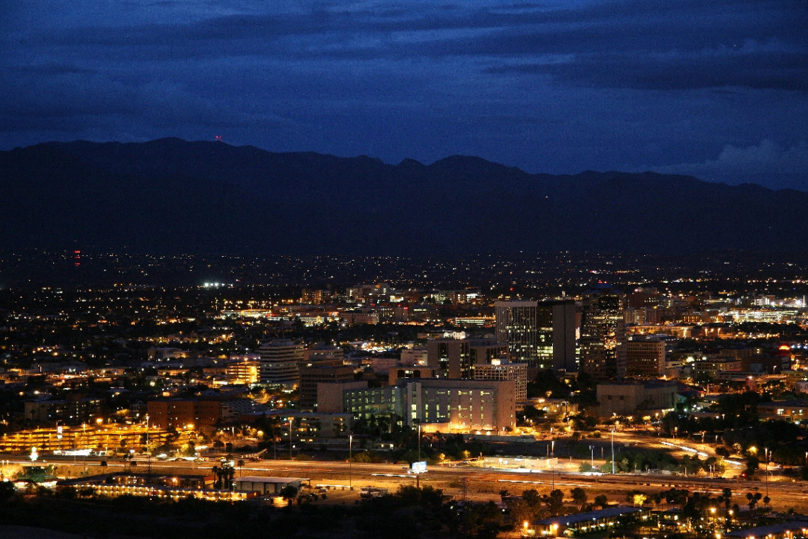 Tucson Arizona Downtown Skyline