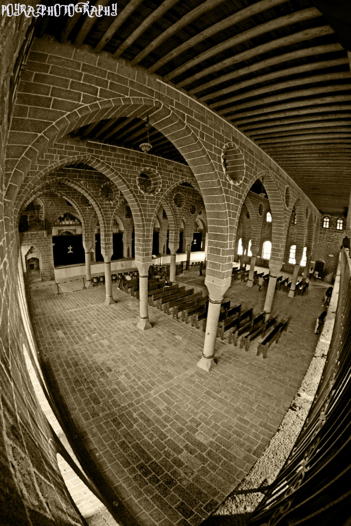 Diyarbakır Ermeni Kilisesi Fish Eye