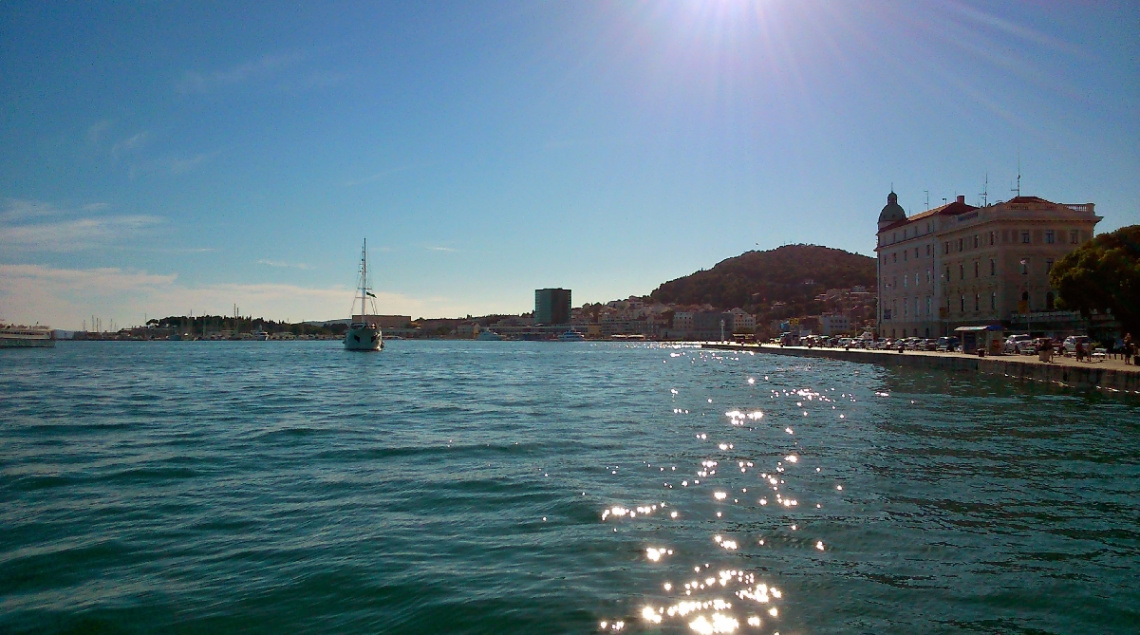 City ​​port of Split, Croatia.