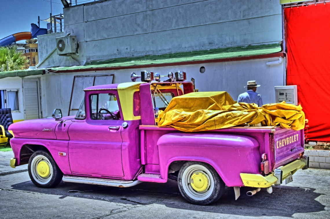 Old pink Chevrolet