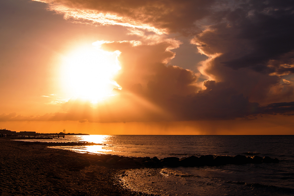 Rainy Sunset